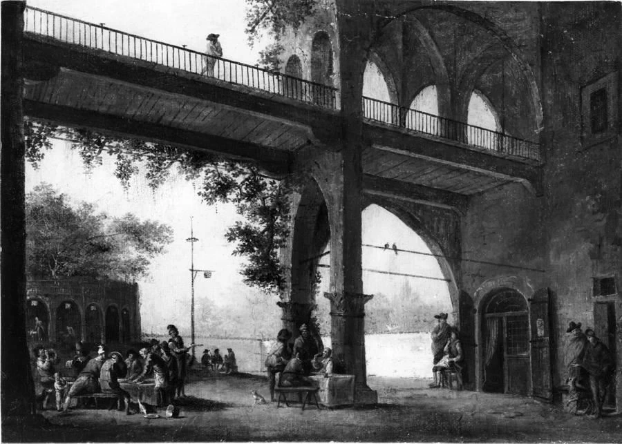 Loggiato con osteria